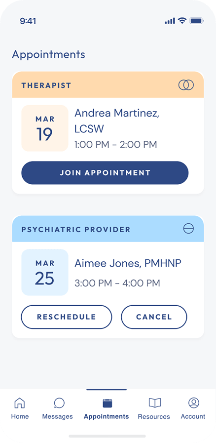 Brightside app screenshot