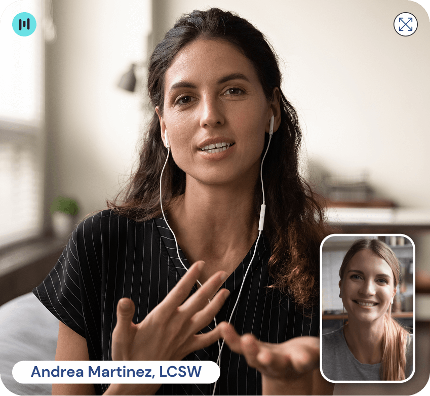 Brightside video consultation screenshot