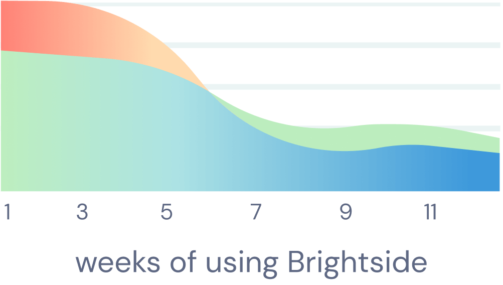 Brightside usage chart