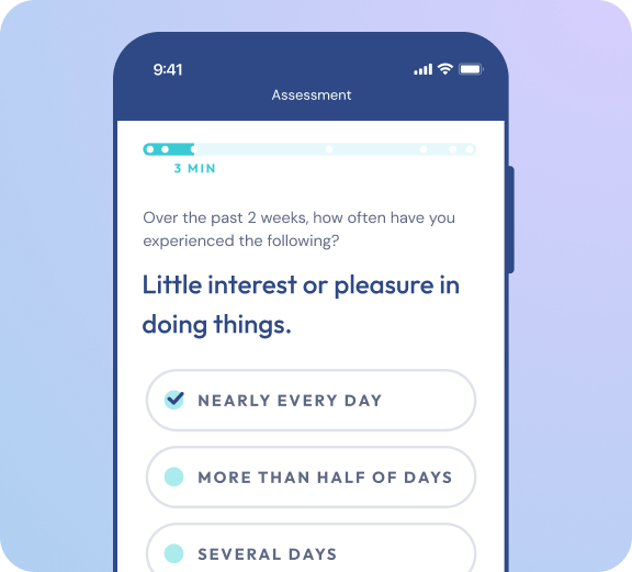 Brightside free assessment screenshot