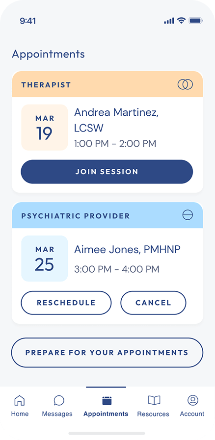 Brightside app screenshot